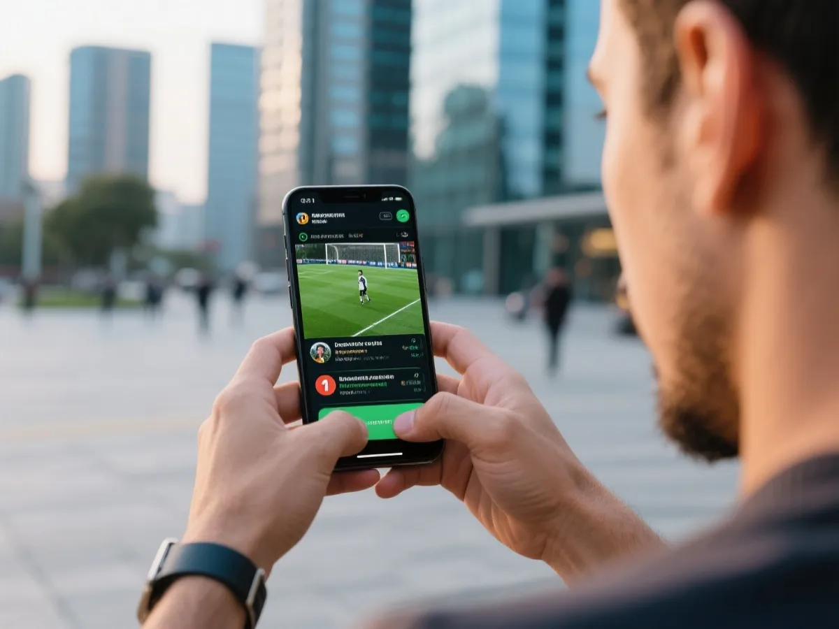 使用手機追蹤賽事資訊