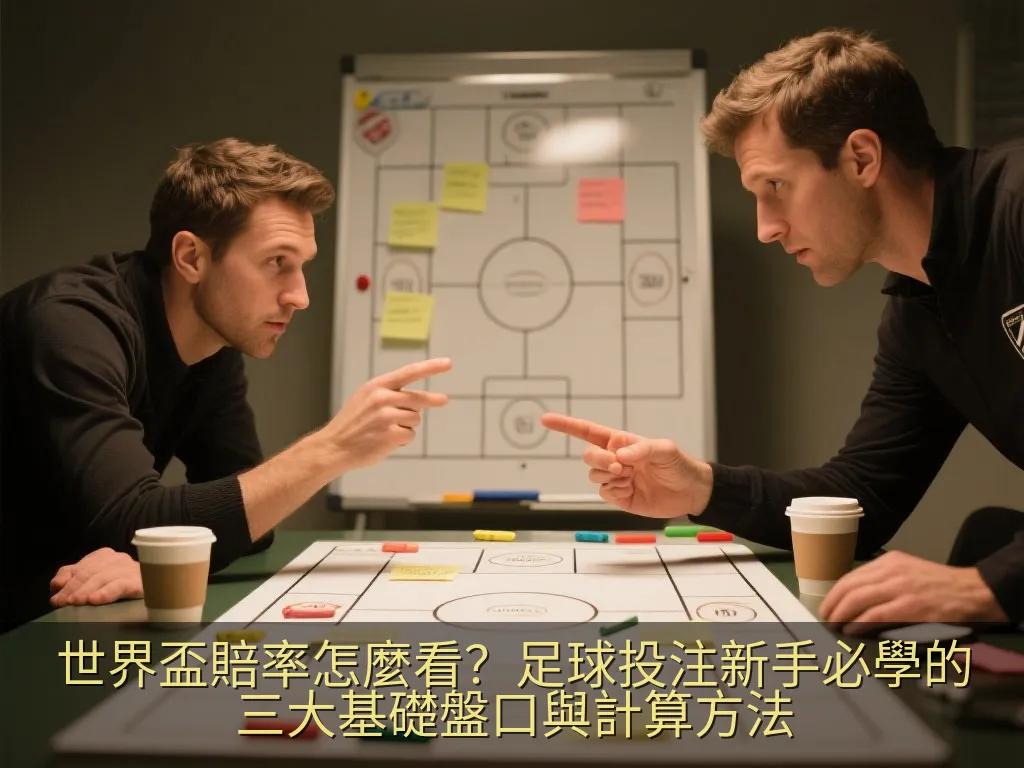 世界盃賠率怎麼看？足球投注新手必學的三大基礎盤口與計算方法